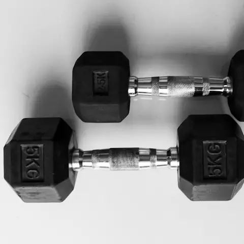 Adjustable Dumbbells, Pair, from the sample home gym board.