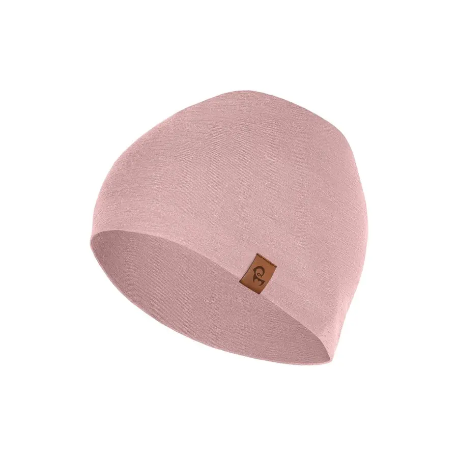 Kids' Merino Beanie, Dusty Pink, 4-8Y